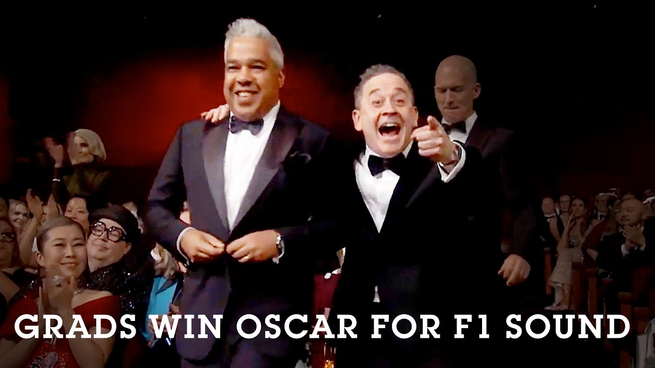 Graduados Gary Rizzo e Juan Peralta vencem o Oscar de Melhor Som