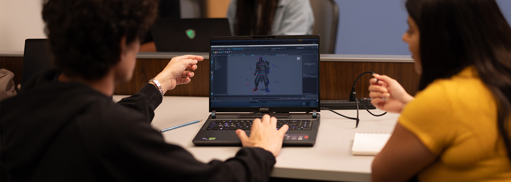 Como os estudantes de Animação Computadorizada aprendem a arte do rigging de personagens
